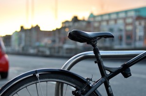 rental bike in a city