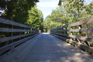 trail in a major suburb