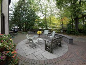 The patio of 4444 W Lake Harriet Parkway 1