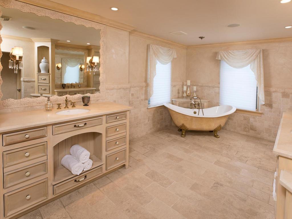 The master bathroom at 2416 W Lake Of The Isles Parkway.