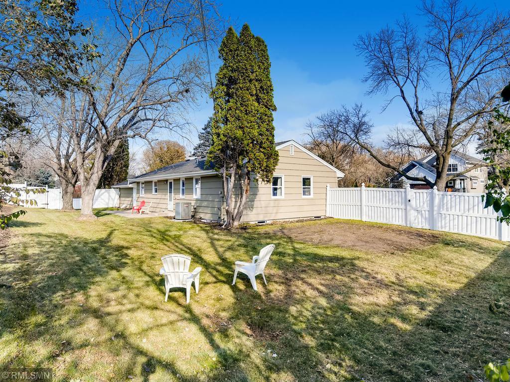 Backyard with patio